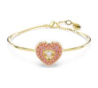 Idyllia Armreif, Herz, Rosa, Goldlegierungsschicht OS