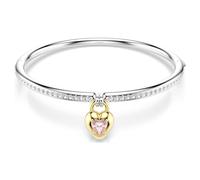 Idyllia Armreif, Verschiedene Schliffe, Herz, Rosa, Metallmix L