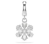 Idyllia Charm, Verschiedene Schliffe, Schneeflocke, Weiß, Rhodiniert OS