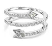 Idyllia Motivring, Verschiedene Schliffe, Pfeil, Weiß, Rhodiniert 58