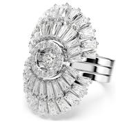 Idyllia Ring, Set (3), Verschiedene Schliffe, Muschel, Weiß, Rhodiniert 52