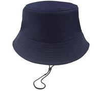 iEasey Kinder Baumwolle Sonnenhut mit Kinnriemen 2-6 Jahre Jungen Mädchen UPF 50+ UV-Schutz Breiter Krempe Fischerhut Kleinkinder Atmungsaktive Strand Outdoor Sommerhut Baby Mütze Kappe