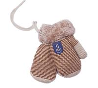 iEasey Kinder Winter Handschuhe für Baby 6-36 Monate Niedlich Kleinkind Plüsch Fäustlinge auf Schnur Dicke Warm Wolle Strickhandschuhe Kinder Schnee Handschuhe Baby Mädchen Jungen Geschenk