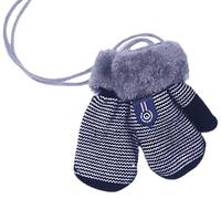 iEasey Kinder Winter Handschuhe für Baby 6-36 Monate Niedlich Kleinkind Plüsch Fäustlinge auf Schnur Dicke Warm Wolle Strickhandschuhe Kinder Schnee Handschuhe Baby Mädchen Jungen Geschenk