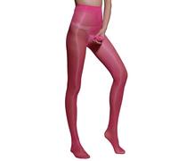 iEFiEL Herren Leggings Transparent Strumpfhose Stockings Sissy Hosen Lang Einfarbig Unterhosen Unterwäsche Pantyhose Hell Rosa Einheitsgröße