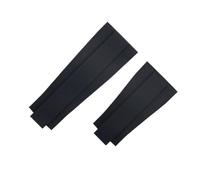 IENYU Uhrenarmband mit flachem Ende, weiches Fluorkautschuk, 22 mm, für Rolex-Armband für Deepsea Sea-Dweller Sky Dweller Armband, 20 mm