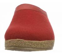 Haflinger - Grizzly Torben - Hüttenschuhe, Gr. 49, rot (Rubin)