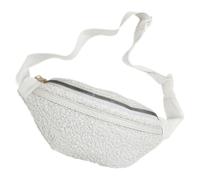 IFANLANDOR Modische Bauchtasche für Damen aus weichem Polyester Plüsch, kompakt und elegant, zum Wandern und Reisen, Gürteltasche im einfachen Design