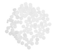 ifundom 100 Stück Silikon Ohrringpads Transparent Weich für Clip Ohrringe Ohrenschmerzen Vermeiden Schmuckzubehör Selbstgemacht