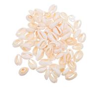 ifundom 2 Stück Pack Naturmuschelanhänger 12-14mm Unregelmäßige Spiralform aus Echten Muscheln Handgefertigte Selbstgemacht Schmuckanhänger und Vasenfüller für Strandschmuck und