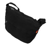 ifundom Große Schwarze Canvas Umhängetasche Damen Herren Japanische Hobo Schultertasche Wasserabweisend Geräumig Robust Crossbody Messenger Tasche für Reisen Beruf Alltag