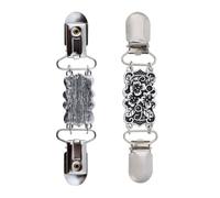 ifundom Retro Strickjacken Clips 2 Stück Vintage Pullover Schal Clips aus Metall Dekorative Kragen und Umhangspange für Damen Festhaltend und Vielseitig für Party Alltag