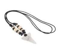 ifundom Surfer Haizahn Halskette mit Holzperlen Verstellbar Retro Boho Schmuck für Herren und Teenager Strand