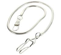 ifundom Taschenuhrkette Taschenuhr Schlüsselanhänger Vintage Kette für Herren mit Deckel Vintage Weste zu Fob zu as De, Silber, 36.5X0.8CM,