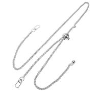 ifundom Verstellbarer Kettenriemen aus Zinklegierung für Umhängetaschen und Geldbörsen Metallischer Ersatzriemen mit Schnellverschluss Modischer Schultergurt für Damen