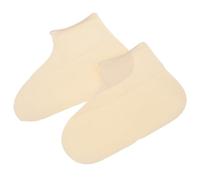 ifundom Wiederverwendbare Latex Schuhüberzieher Weiß Wasserdichter Regenstiefel Schutz Überziehschuhe mit Strapazierfähiger Sohle für Herren Damen Alltag Outdoor