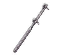 iFutniew Uhrenreparatur-Set, verstellbarer Gehäuseöffner, Abdeckungsentferner, Schraube, Uhrmacher, Batteriewechsel, Relojes-Werkzeug, Vierkantzahn, silber, Square Tooth