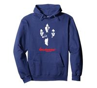 Iggy and The Stooges 4 Faces Officially Licensed Pullover Hoodie, Unisex für Erwachsene, Marineblau, L
