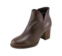 Igi&Co 8699022 Giusy Stiefeletten mit mittlerem Absatz aus Leder, dunkelbraun, 39 EU