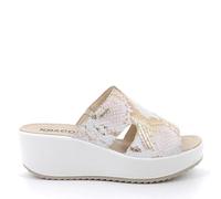 IGI&Co D.Candy Damen-Sandalen mit Keilabsatz, Platin, 38 EU