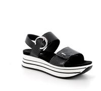 Igi&Co imac spa Damen D.skay Keilsandale, Schwarz, 39 EU