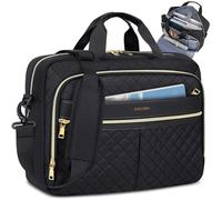 IGOLUMON Laptoptasche Damen 17,3 Zoll Aktentasche Wasserdichte Laptop Notebook Tasche Arbeitstasche Business Taschen Schultertasche Umhängetasche