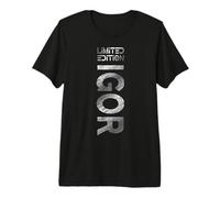 Igor Name Vorname Junge Mann Geburtstag Premium T-Shirt
