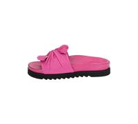 Pantolette ILC "ILC Pantoletten Leder", Damen, Gr. 39, pink (neon pink), Leder, casual, Schuhe (25214402-39) neon pink