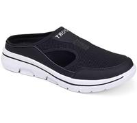 ILESTDG Alvaro's Orthopädische Slipper Leichte Pantoffeln Atmungsaktive Pantoletten Sport-Sandalen Rutschfest Gartenschuhe (Schwarz,44)