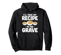 Ill Take My Recipe to The Grave Deviled Egg Thanksgiving Pullover Hoodie