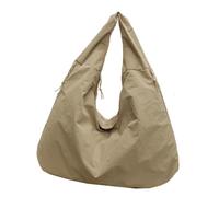 Illkjasfc Damen Schultertasche Große Kapazität Casual Handtasche Leicht und Geräumig Top Griff Geldbörse für Verschiedene Anlässe Studenten Handtasche, khaki, One Size