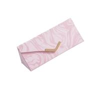 Illkjasfc Dünne Faltbare Brillenaufbewahrung Schmuckschatulle Wasserdichtes Design Kompakt Für Zuhause Und Büro Schützende Brillenaufbewahrung wasserdichte PU Brillen Und Schmuck Organizer