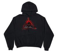 Illuminati All Seeing Eye New World Order Unisex-Kapuzenpullover, Übergröße, schweres Baumwollmischgewebe, Schwarz, Größe XL