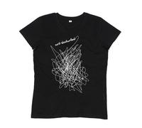 ilovemixtapes not disturbed Damen Essential Bio-Baumwoll T-Shirt I Nachhaltig & Fair Black S
