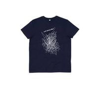 ilovemixtapes Not Disturbed Men Essential T-Shirt - Nachhaltiges Bio-Baumwoll-T-Shirt mit Siebdruck Dunkelblau S