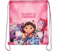 ILS I LOVE SHOPPING GABBY Sportbeutel mit Griffen und Tasche für Kinder, Kordelzug Rucksack für Kindergarten, Fitnessstudio, Pool, Reisen, Schuhtasche