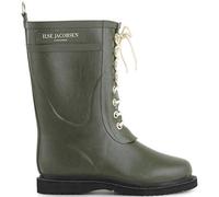 Ilse Jacobsen Damen Gummistiefel Halbschaft mit Schnüren RUB15 army 39