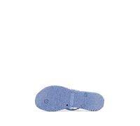 ILSE JACOBSEN Damen Flip Flops mit Glitzer Flats Schuhe, Light Regatta, 38 EU