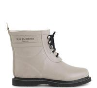 Ilse Jacobsen Damen Gummistiefel | Schuhe aus 100% Natur Bio Gummi | Garantiert PVC frei | Kurze Stiefel mit Schnürsenkel aus 100% Baumwolle | RUB2,37 EU ,Atmosphere