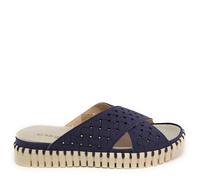 Ilse Jacobsen GEMÜTLICH Y ELEGANTE SLIPPER DAMEN HORNBÆK TULIP 1077 BLAU talla numeric_38
