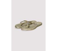 Ilse Jacobsen HORNBÆK | Cheerful03G | Flip Flops with Glitter | Platin | 39 EU