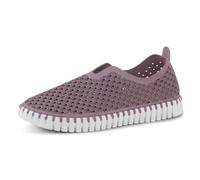 Ilse Jacobsen HORNBAEK Damen Tulip 139 Flat | Slip-On | Low-Top, Mauve Shadows/White, 38.5 EU