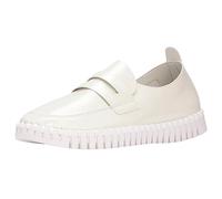 Ilse Jacobsen HORNBAEK Tulip3865 Damen-Loafer, flach, zum Reinschlüpfen, Weiss/opulenter Garten, 41 EU