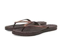 Ilse Jacobsen HORNBÆK | Cheerful01 | Damen Flip Flops mit Glitter | Dänische Design | Sommer Strand Zehentrenner | PRUNE | 39 EU