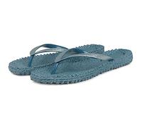 Ilse Jacobsen Damen Zehentrenner Cheerful01 mit Glitter dänisches Design Lichen Blue 40