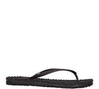 Ilse Jacobsen HORNBÆK | Cheerful01 | Damen Flip Flops mit Glitter | Dänische Design | Sommer Strand Zehentrenner | Black | 41 EU