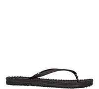 Ilse Jacobsen HORNBÆK | Cheerful01 | Damen Flip Flops mit Glitter | Dänische Design | Sommer Strand Zehentrenner | Black | 40 EU