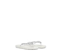 ILSE JACOBSEN Damen Zehentrenner creme / silber, Größe 38, 6771550 Creme / Silber 38