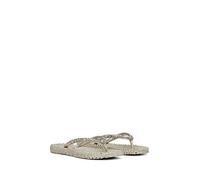 Ilse Jacobsen Damen Zehenlatschen mit Glitter CHEERFUL03G platin 39