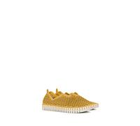 Ilse Jacobsen HORNBÆK | Flache Damen-Schuhe | Slip-On Sneaker mit Recyceltem Mikrofaser-Material und Rutschfester Natur-Gummisohle | Tulip3275 | Leicht Atmungsaktiv Umweltfreundlich | Yellow | 36
